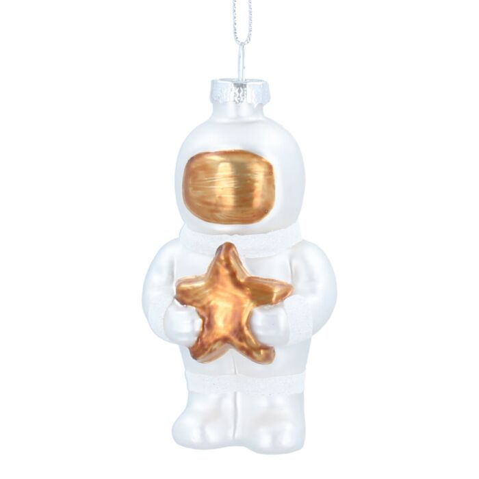 Gisela Graham Spaceman with Star Tree Decoration